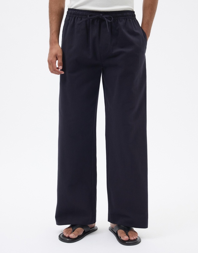 AERE - Wide Fit Elastic Waist Pants