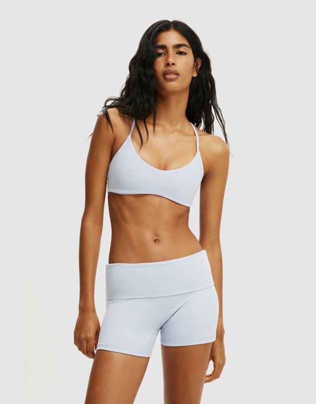 Cotton On Body Active - Ultra Soft Roll Over Shortie Shorts