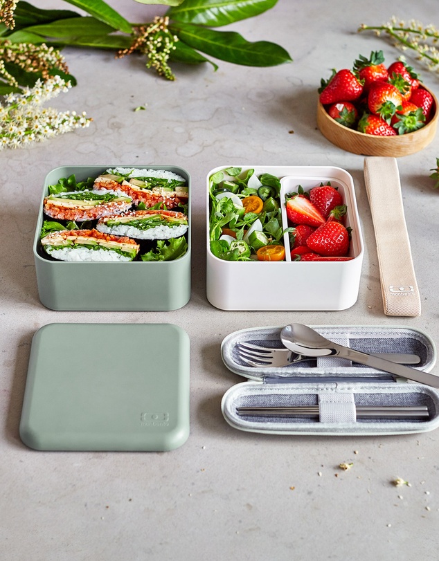 Monbento - Monbento Mb Square Bento Box - Bi-Colour Green