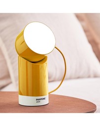 Lexon - Lexon Orbe Portable Led Lamp With Moving Head PANTONE - Yellow