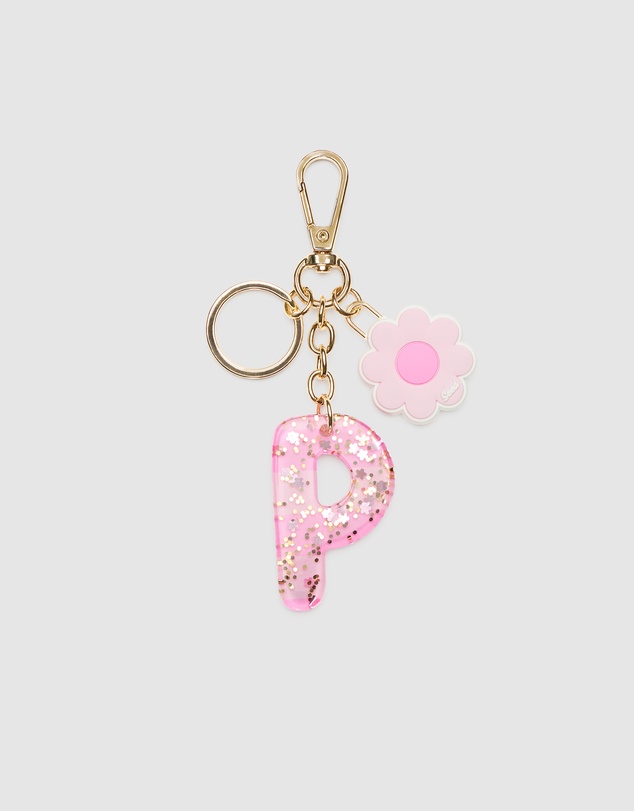 Seed Heritage - Pink Stripe Initial Keyring