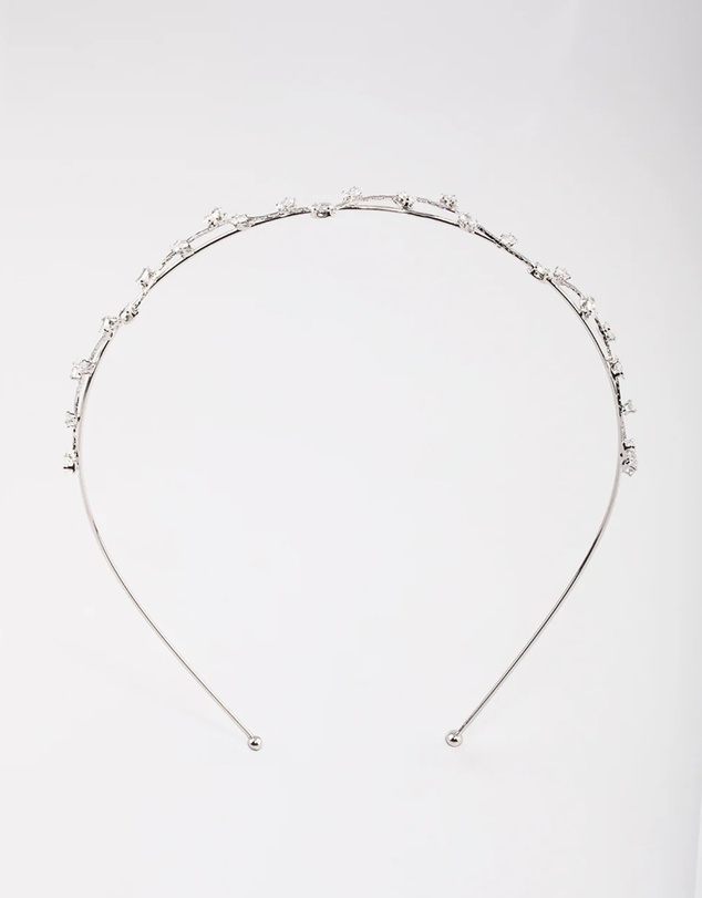 Lovisa - Gold Cubic Zirconia Dainty Vine Headband