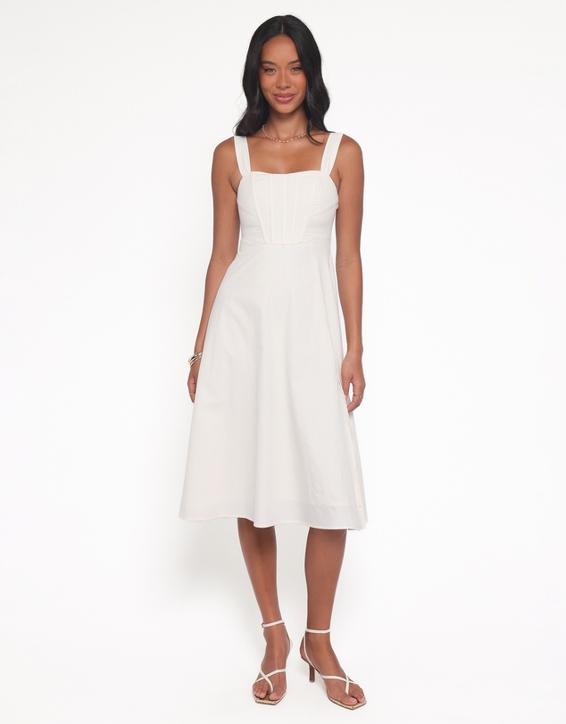 Petal & Pup - Cosima Midi Dress - Cream