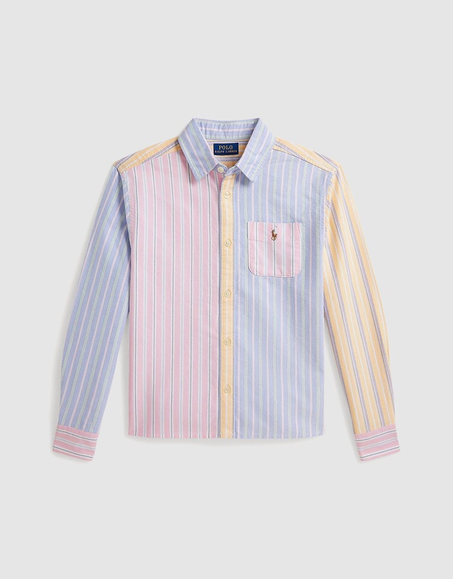 Polo Ralph Lauren - Striped Cotton Oxford Boxy Fun Shirt - Kids