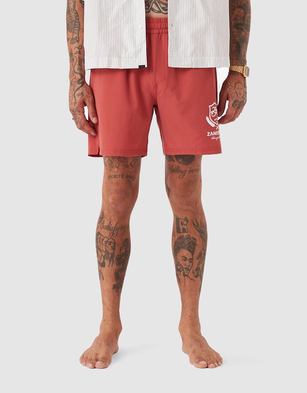 Zanerobe - Crest Balmoral Beach Short Cherry