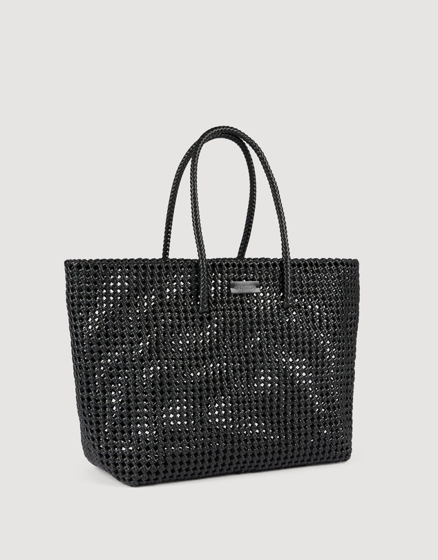 Sandro - Braided Tote Messenger