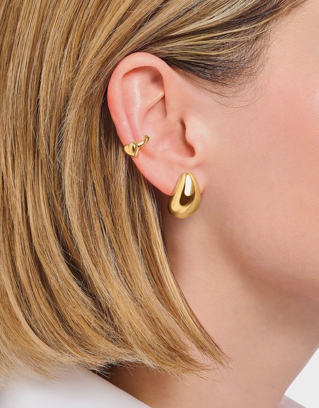 THOMAS SABO - Ear studs in drop shape gold