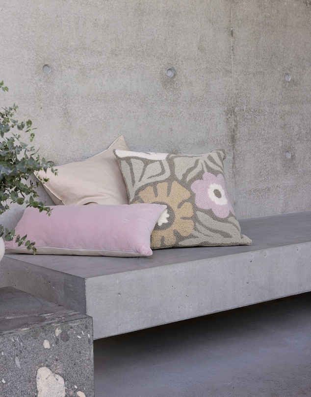 Bambury - Lulu Square Cushion Taupe