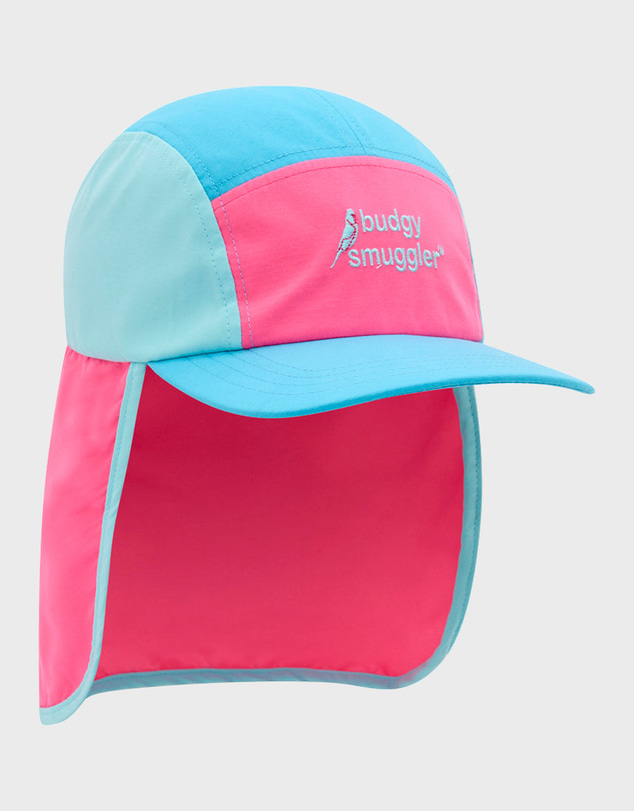 Budgy Smuggler - Flap Hat in Pink and Blue