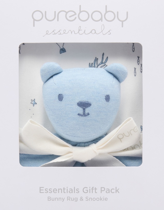 Purebaby - Bunny Rug  & Snookie Gift Pack-Babies