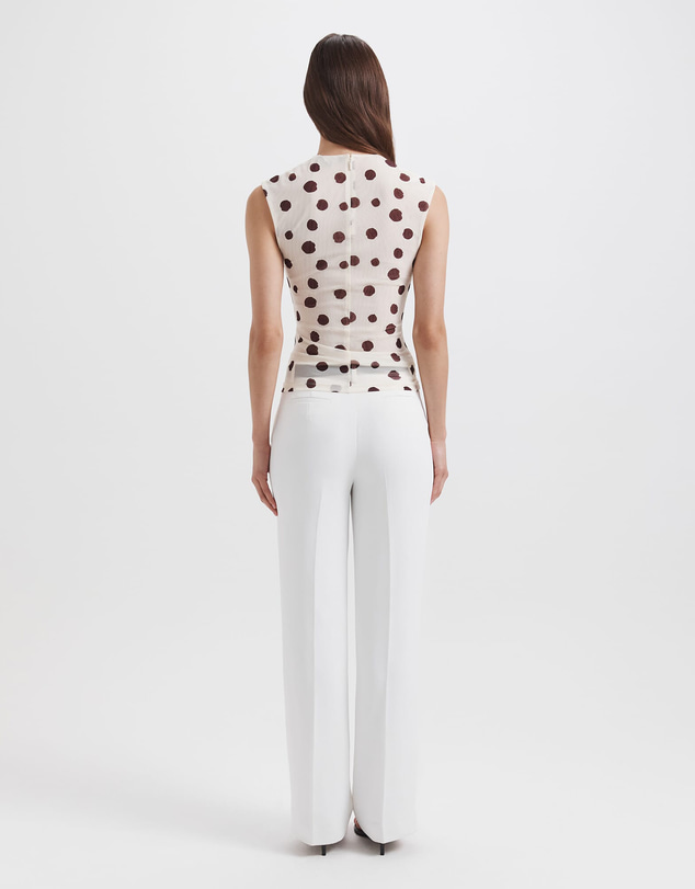 SABA - Dolcetto Rouched Mesh Top