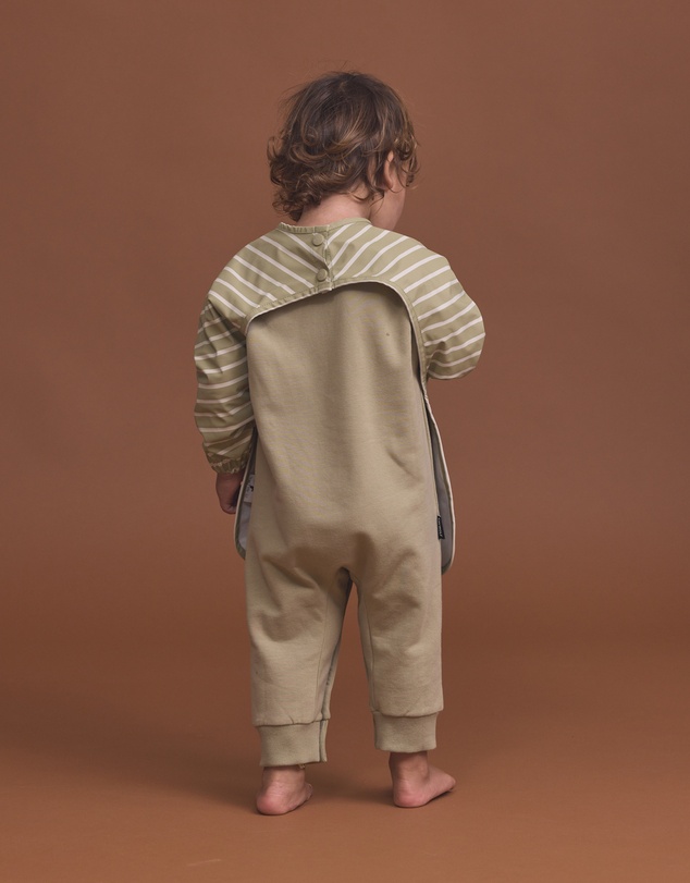 Crywolf - MUCK-ABOUT APRON Elm Stripe