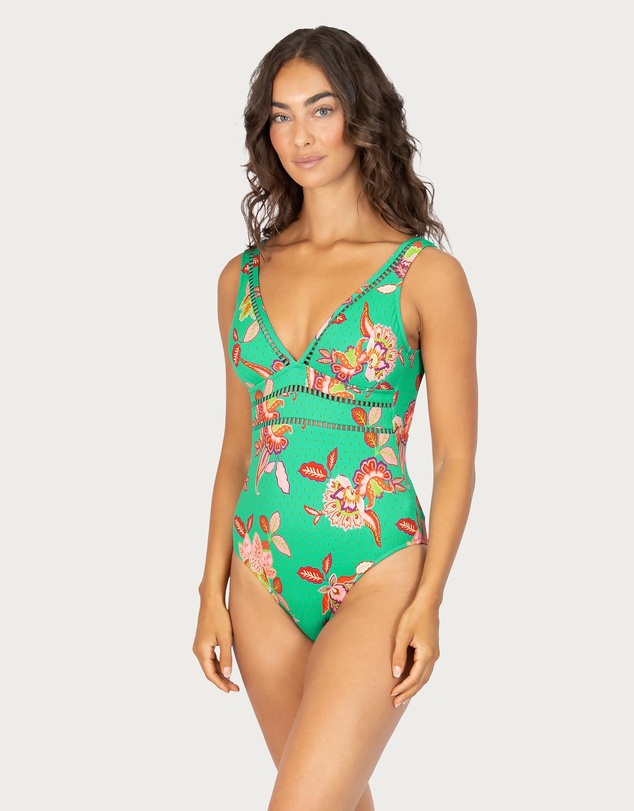 Baku Swimwear - Spice Temple Longline One Piece Swimsuit