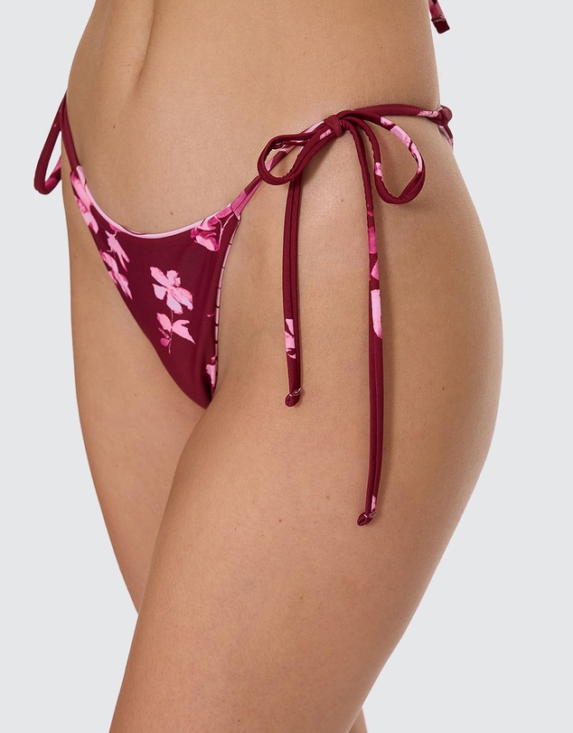 Thrills - Full Bloom Reversible String Bikini Bottom