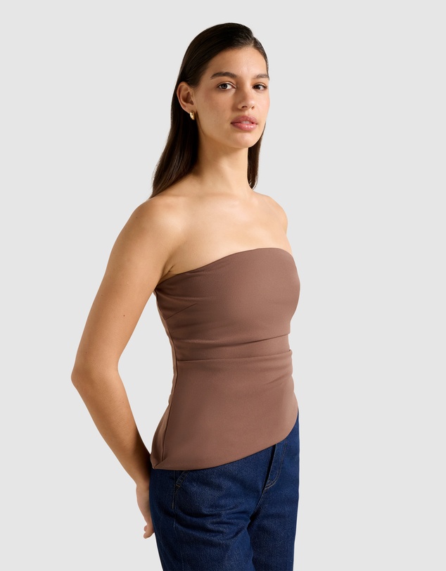 Forever New - Pattie Asymmetrical Bandeau Top