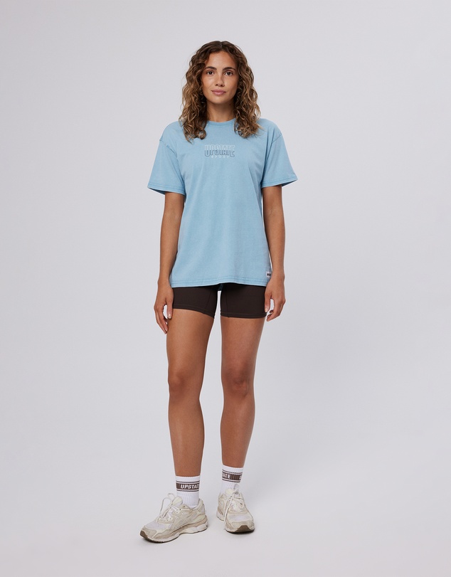 Upstate - Thrive Tee - Washed Retro Blue