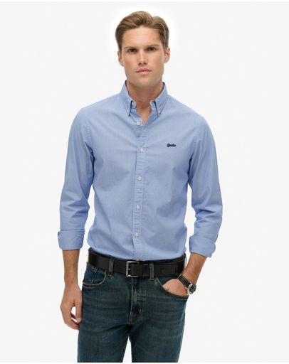 Micro Ticking Stripe Indigo