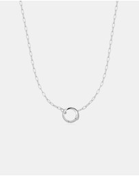 Ania Haie - Silver Mini Link Charm Chain Connector Necklace