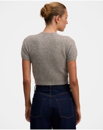 Forever New - Juniper Button Through Knitted T-shirt