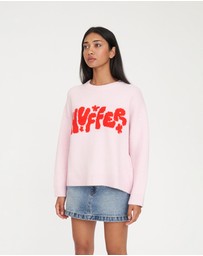 Huffer - Intarsia Knit/Chill Out