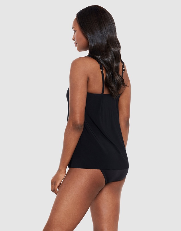 Miraclesuit Swimwear  - Razzle Dazzle Dazzle DD Cup Loose Fit Underwired Tankini Top