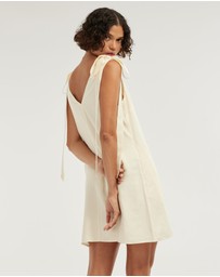 Amelius - Frankie Shoulder Tie Mini Dress
