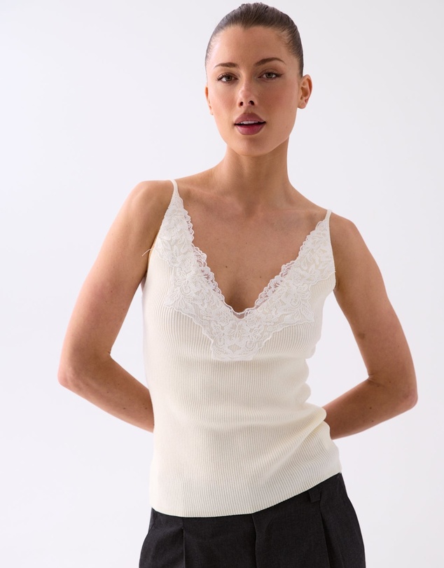 Style Addict - Luna Lace Trim Cami
