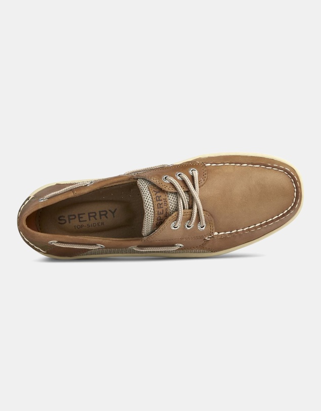 Sperry - Billfish 3-Eye Wide Leather Dark Tan- Men's