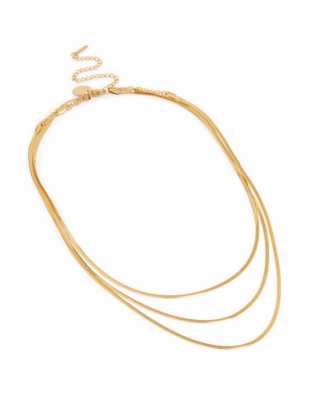 Lovisa - Waterproof Gold Plated Stainless Steel Snake Chain Necklace
