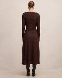 Forever New - Bonnie Spot Mesh Midi Dress