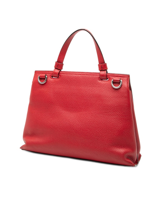 Pre-Loved by Azura Reborn - Pre-Loved Small Leather Bamboo Daily Satchel