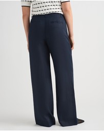 David Lawrence - Imogen Linen Wide Leg Pants