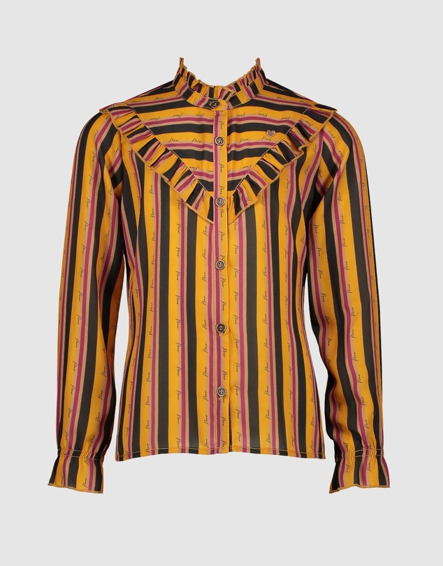 NONO - Tikky Long Sleeve Stripe Blouse - Kids-Teens