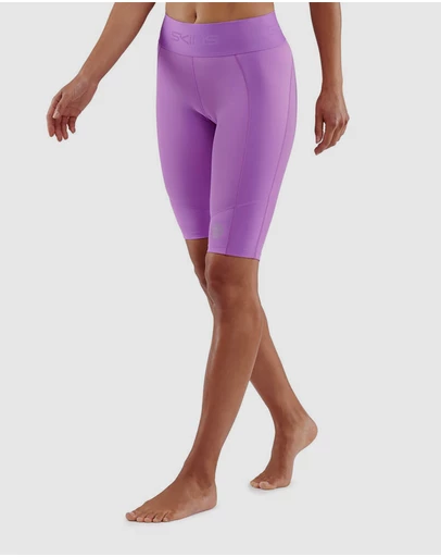 SKINS - SKINS Compression Series-3 Women's Half Tights Activewear Iris Orchid
