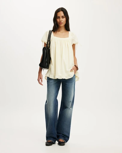 Cotton On - Eliza Babydoll Tunic Top