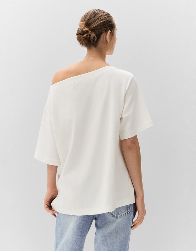 UNISON - Relaxed Off Shoulder Tee