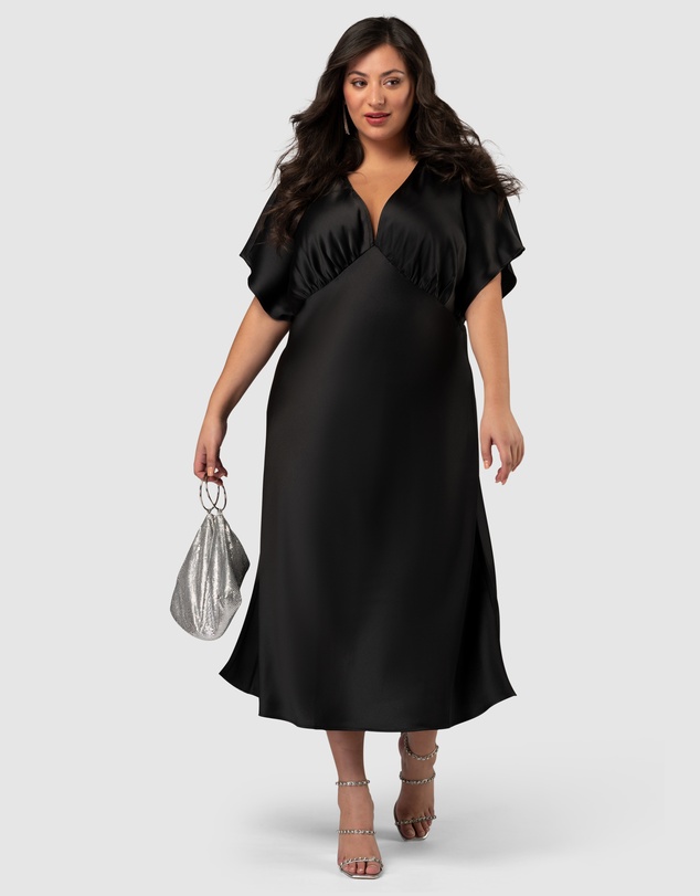 Pink Dusk by Curve Project - Wanting More Midi Dress