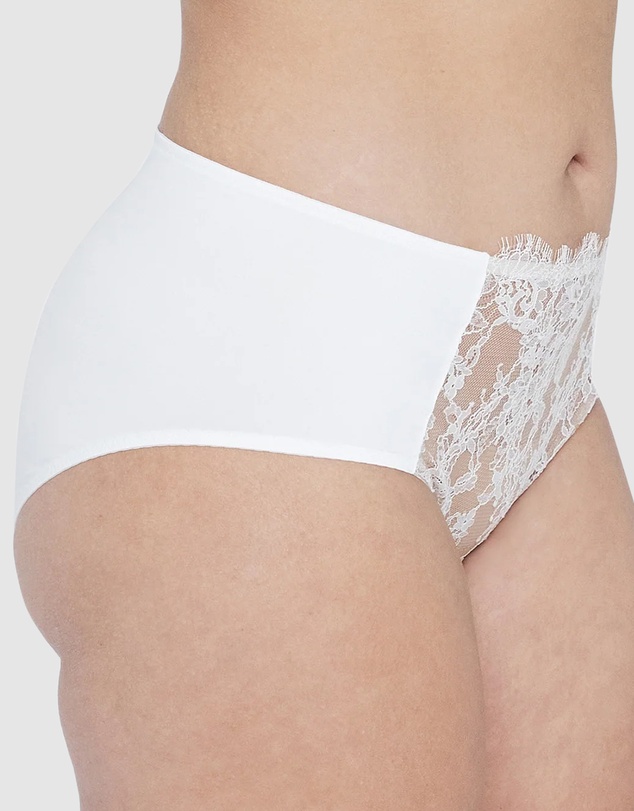 Skarlett Blue - Entice Medium Rise Lace Front Brief