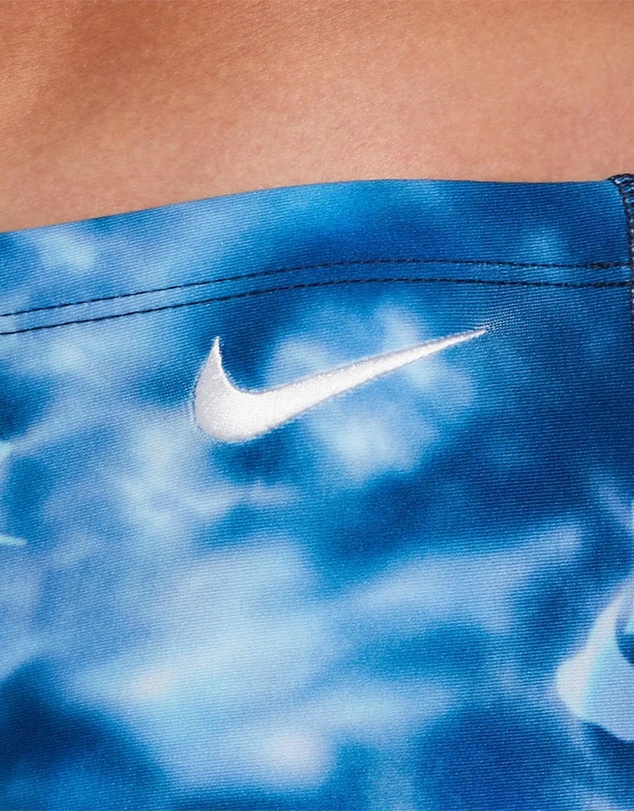 Nike - Hydrastrong Multi Print Blue Square Leg Brief