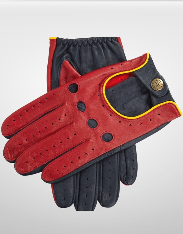 DENTS - Touchscreen Three Colour Leather Driving Gloves