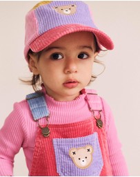 Huxbaby - Colour Block Cord Overalls - Babies-Kids