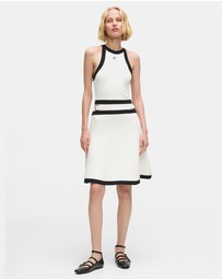Karl Lagerfeld - DNA Belted Knit Dress