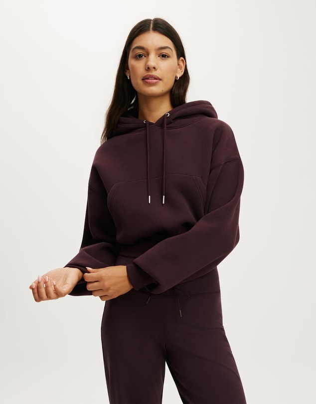Cotton On Body Active - Plush Cropped Bubble Hoodie