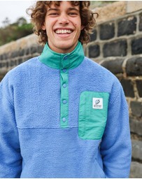 Skwosh - Skwosh Polar Snap Fleece in Blue