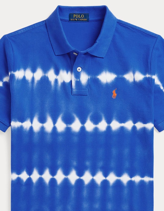 Polo Ralph Lauren - Tie-Dye Cotton Mesh Polo Shirt - Teens