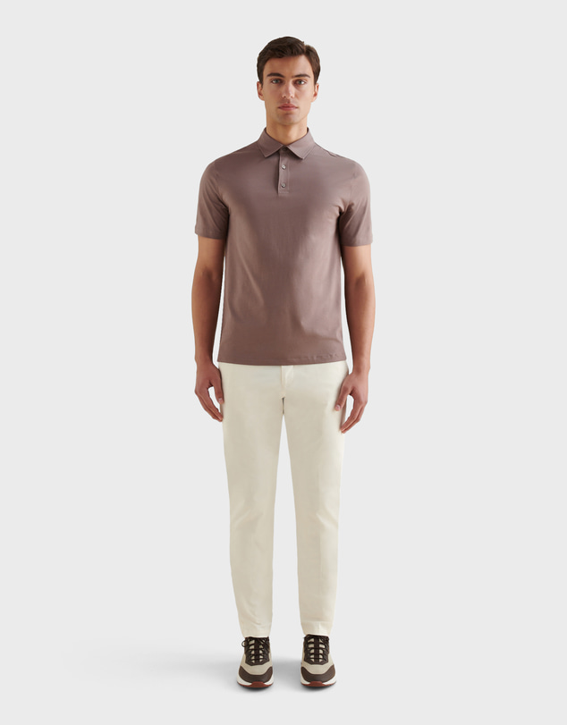 Peckham Rye  - Peckham Rye SS Mercerised Jersey Polo