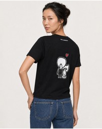 Karl Lagerfeld - Ikon Valentine Oversized T-Shirt