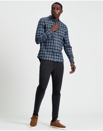 Ben Sherman - Diffused Gingham Check Long Sleeve Shirt