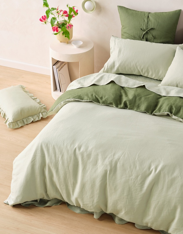 Linen House - Nimes Duet Pure Linen Quilt Cover Set