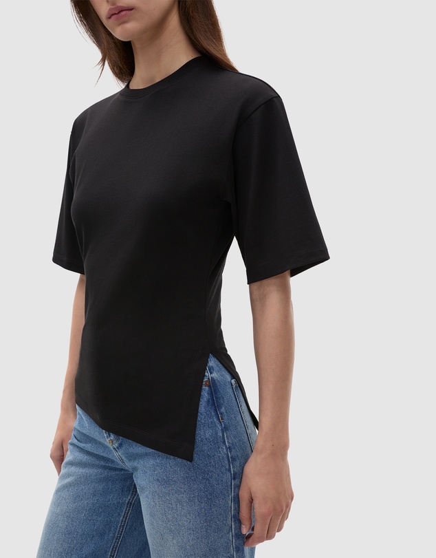 Seed Heritage - Waisted Asymmetrical Hem Tee